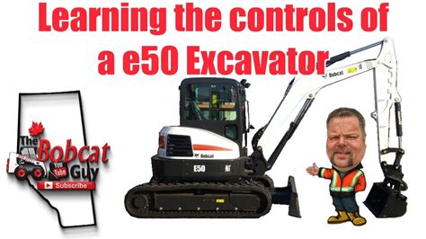 driving a mini excavator|operating a bobcat mini excavator.